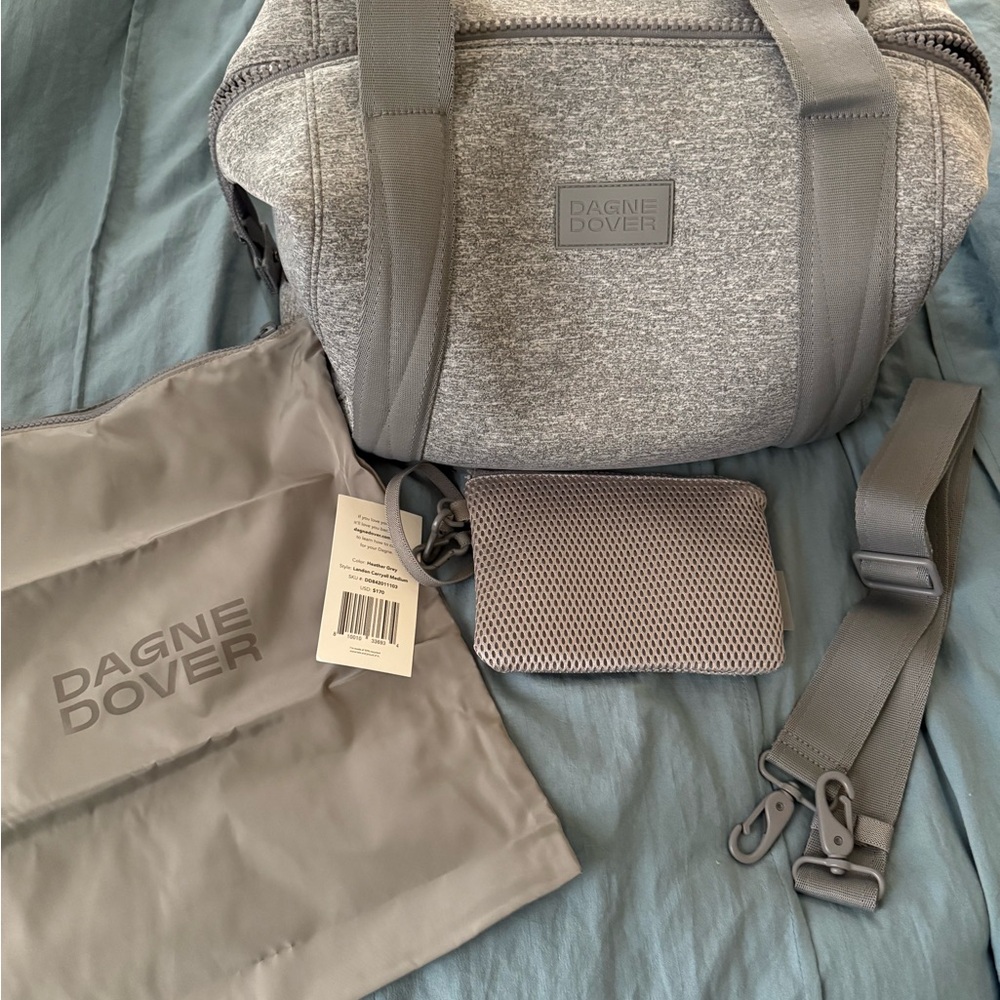 Dagne Dover Landon Duffle - Medium Heather Grey